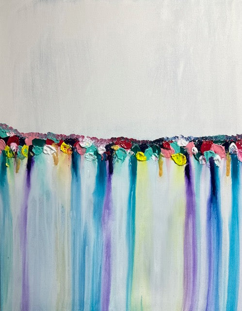 Candace - Original Acrylic Dripped Painting