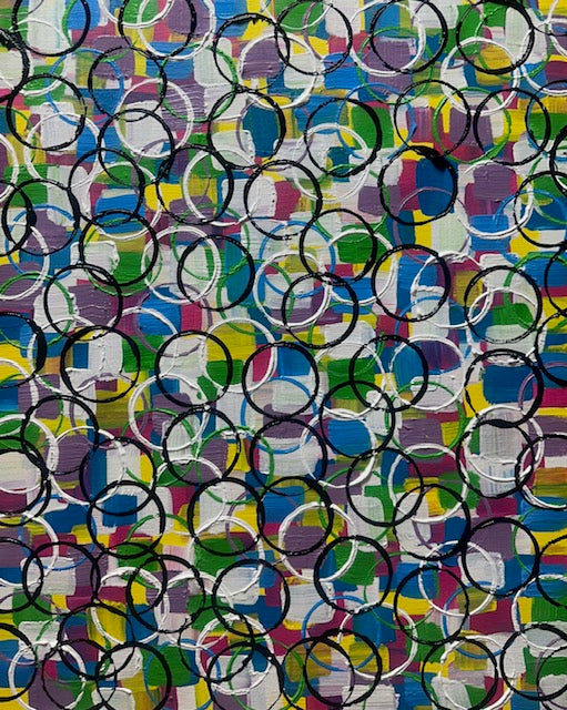 Circus- Original Acrylic Abstract Painting