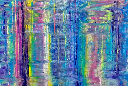 Sideways- Original Textured Abstract Painting