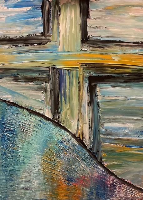 Winston- Original Palette Knife Abstract Painting